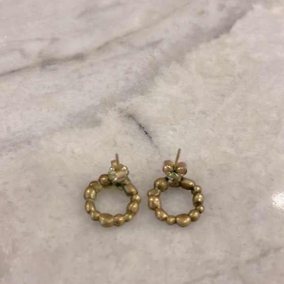 Maison Monik Boule Earring, Gold - Picture 3 of 5